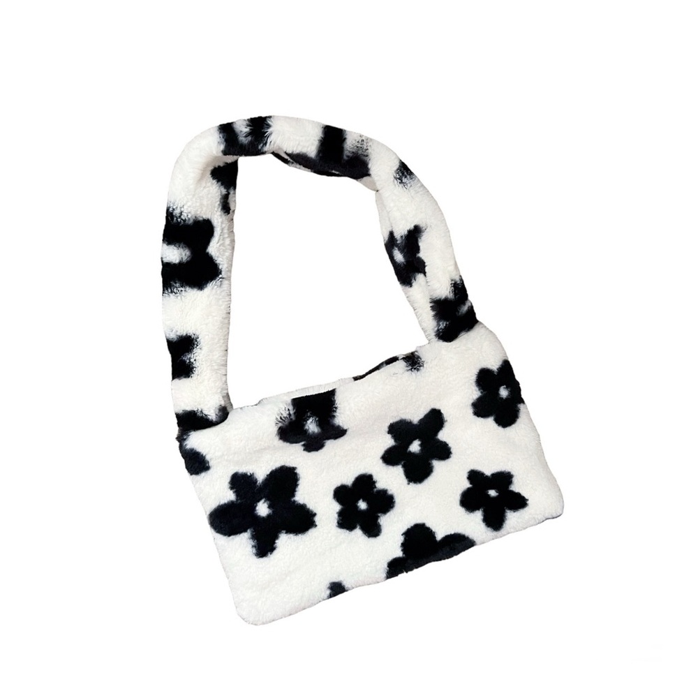 Lolita Jade Fuzzy Daisy Shoulder Bag